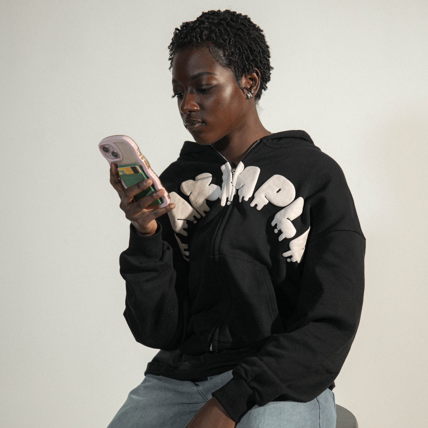 PUFF LOGO ZIP UP